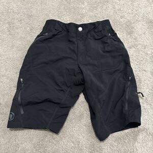 Endura Firefly Lite Cycling Shorts Mens Black Size Medium Padded Pockets